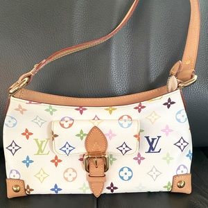 Louis Vuitton White Multi Monogram Eliza Purse